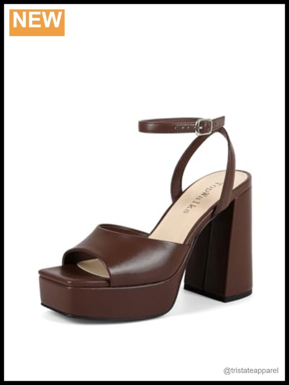 Women's Platform Heels Chunky Block Heeled Sandals Ankle Strap Open Toe Party